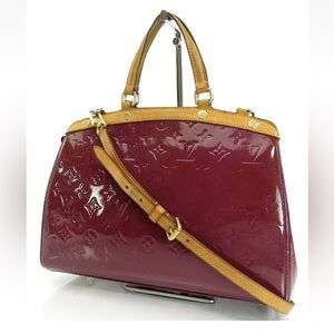 Louis Vuitton Glossy Burgundy Satchel